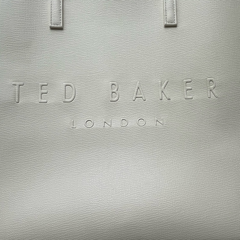 Ted Baker Cream Off-White Icon Tote Bag - Picture 3 of 6